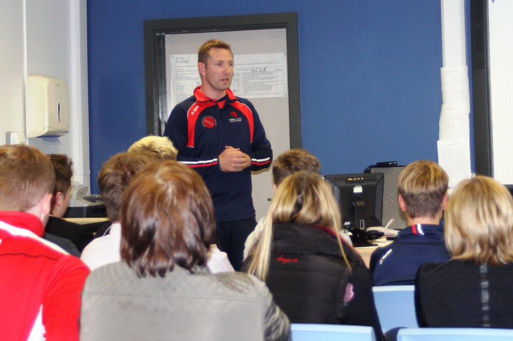 Andrew White Cricket Academy/Andrew White Addressing Parents and Players